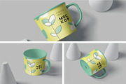 Round Coffee Mug Mockups, a Cups & Container Mockup by megostudi0 (Thumbnail 1 of 5)