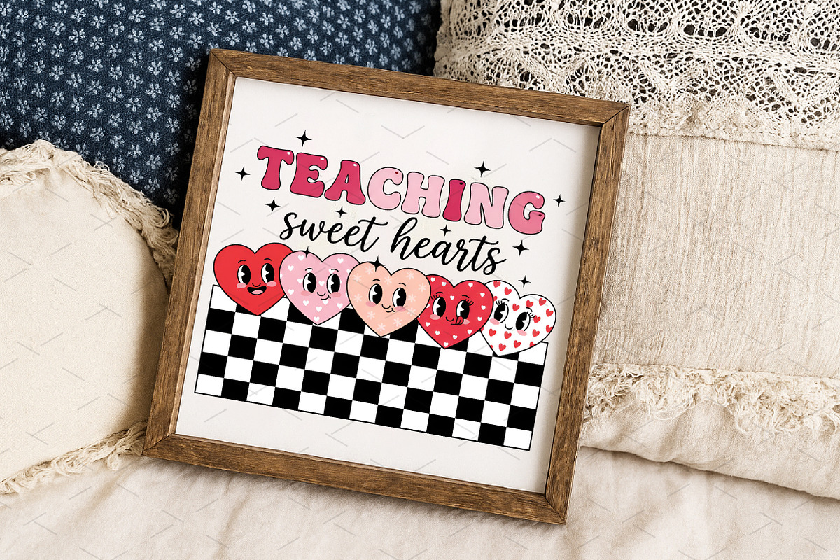Teaching Sweethearts png,Valentine's, an Illustration by Libby Wishes (Photo 6 of 7)