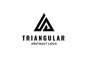 Triangle Logo - Abstract Tech IT
