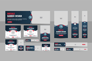 Corporate Business Web Ad's Banner, a Marketing Template by Pavel_design