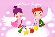 12 Christmas Postcards, an Animal Illustration by Ovocheva (Thumbnail 6 of 12)
