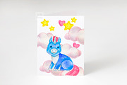 A2 Greeting Card mockup invitation, a Print Template by Leo Flo Mockups (Thumbnail 3 of 4)