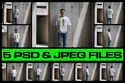 5 Oversized T-Shirt Mockups, a Shirt Mockup by Grow Design Craft Studio (Thumbnail 7 of 7)