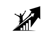 50 Business Growth Success Icons Bun, an Illustration by Designer_Momina (Thumbnail 45 of 51)