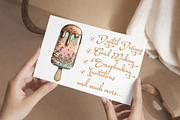Whimsical Summer Ice Cream Clipart, an Illustration by Libby Wishes (Thumbnail 3 of 7)