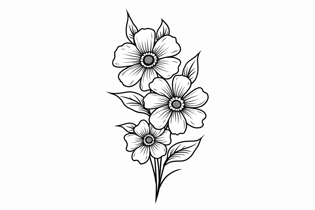 8 Pages Flower Coloring Bundle, an Illustration by Amazin_art (Photo 5 of 9)