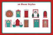 Printable Gingerbread House Builder, an Object Graphic by The Digital Prop Shop (Thumbnail 4 of 7)