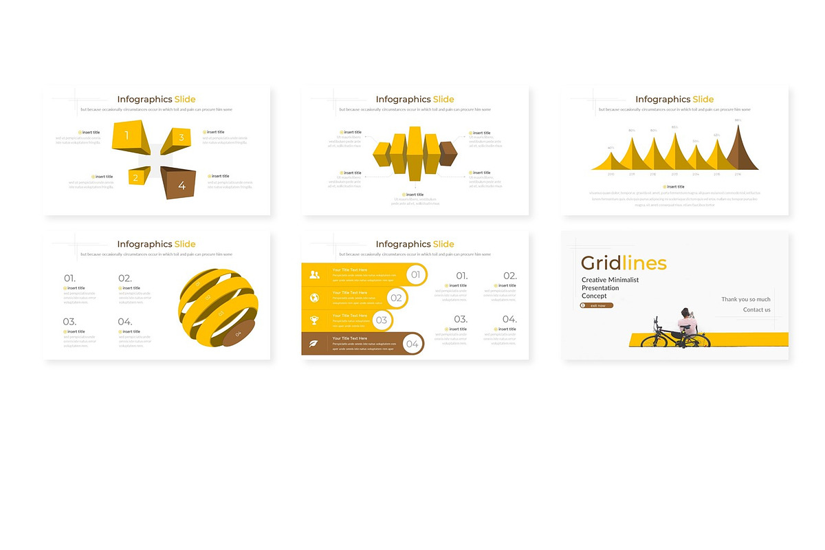 Gridlines - Google Slide Template, a Presentation Template by AQR Studio