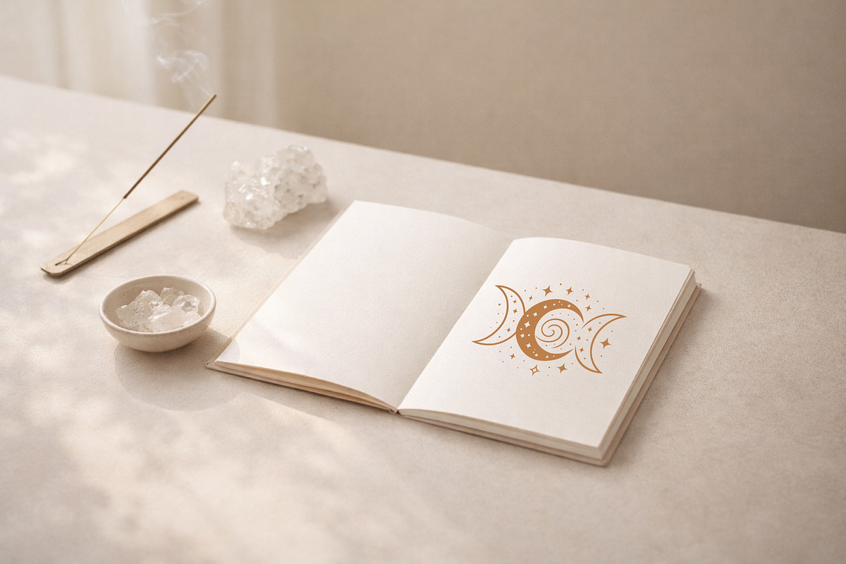 Mystic Lotus & Moon Ornaments, an Object Graphic by Christine Krahl (Photo 12 of 16)