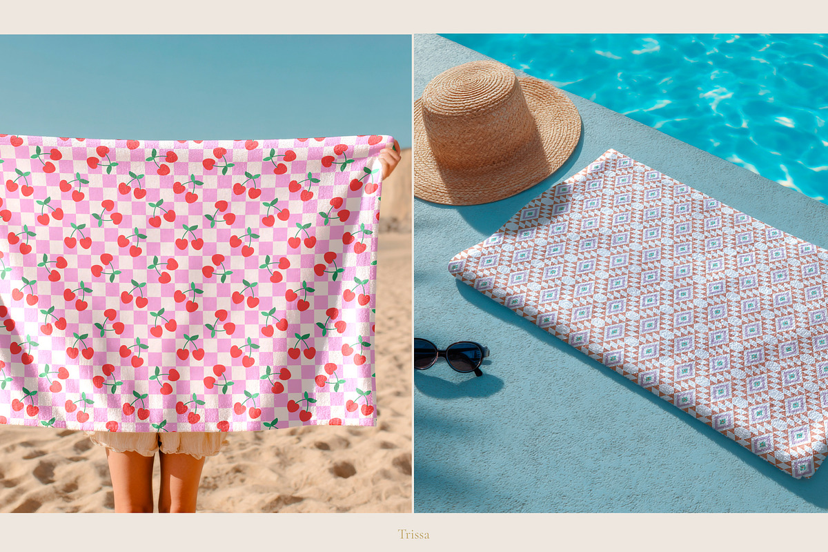 Beach Towel Mockup, a Household Mockup by Trissa (Photo 4 of 7)