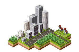 Isometric City Center