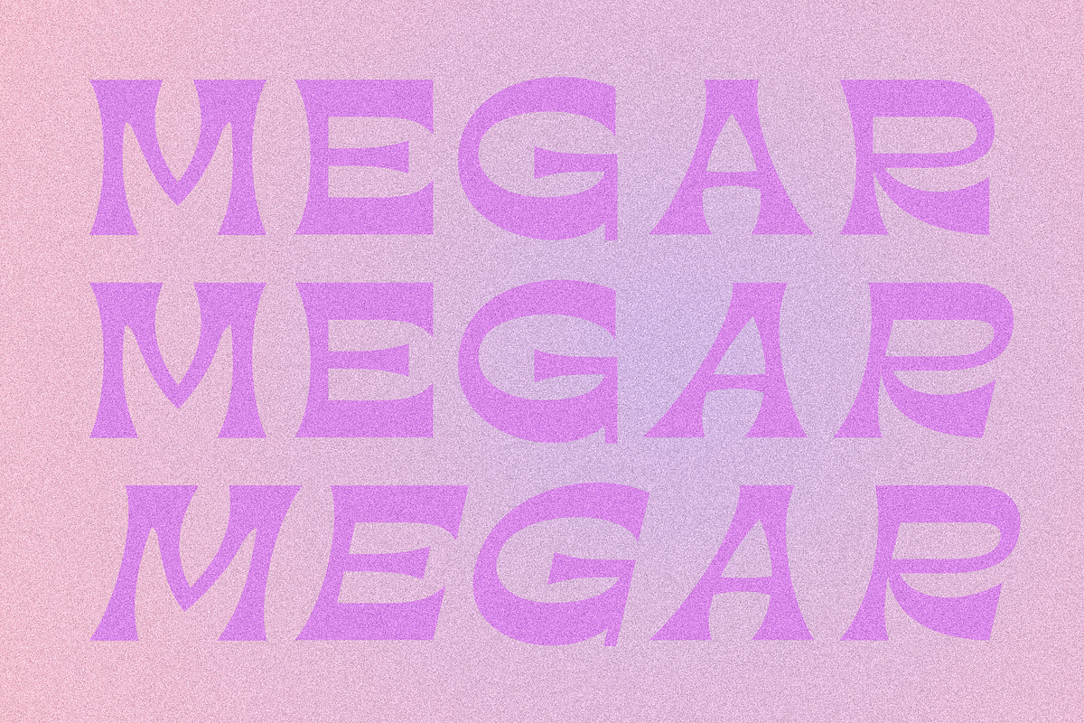 VT Megar - Retro Fonts, a Serif Font by ViactionType (Photo 2 of 13)