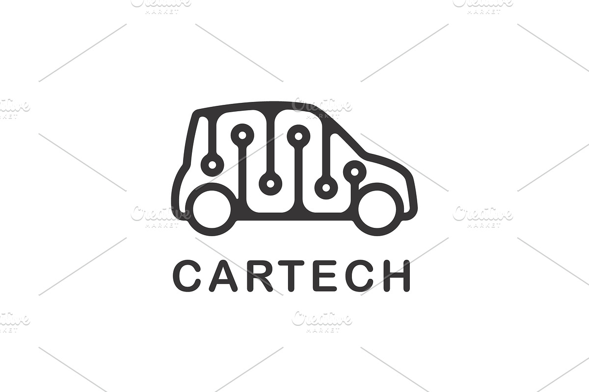 Car Tech Simple Logo for Business, a Branding & Logo Template by Logo Loom (Photo 3 of 3)