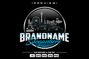 trucking and car logo template, an Object Graphic by TFamz (Thumbnail 1 of 3)