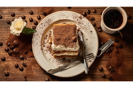 cream food tiramisu food ai, a Background Photo by pikepicture