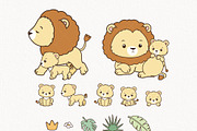 Lion dad SVG, Father's day, an Animal Illustration by TitaLivingArt (Thumbnail 4 of 9)