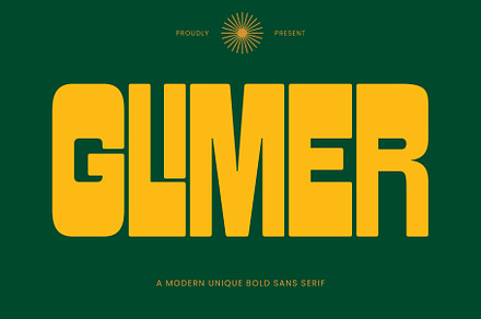 Glimer | Modern Unique Sans Serif, a Sans Serif Font by Typoraith Co