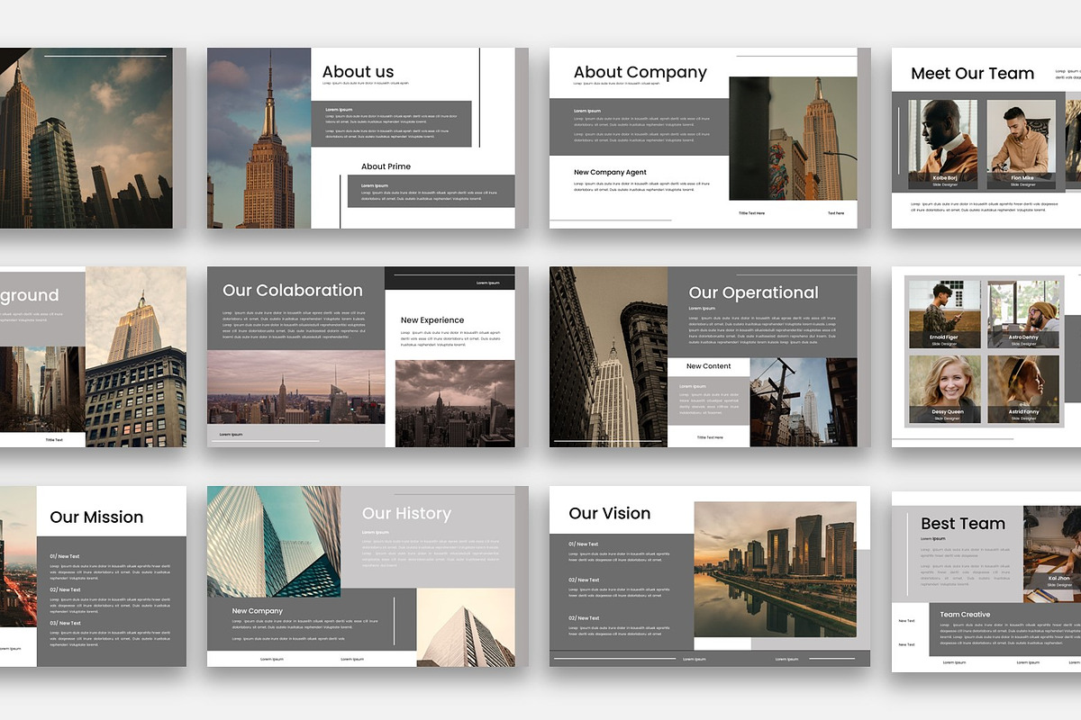 PRIME - Google Slide Template, a Presentation Template by kreatifreya