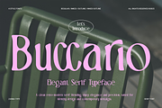 Buccario - Elegant Serif Font, a Serif Font by Zarma Type (Thumbnail 1 of 10)
