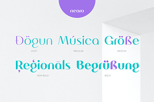 Nearo Font Family