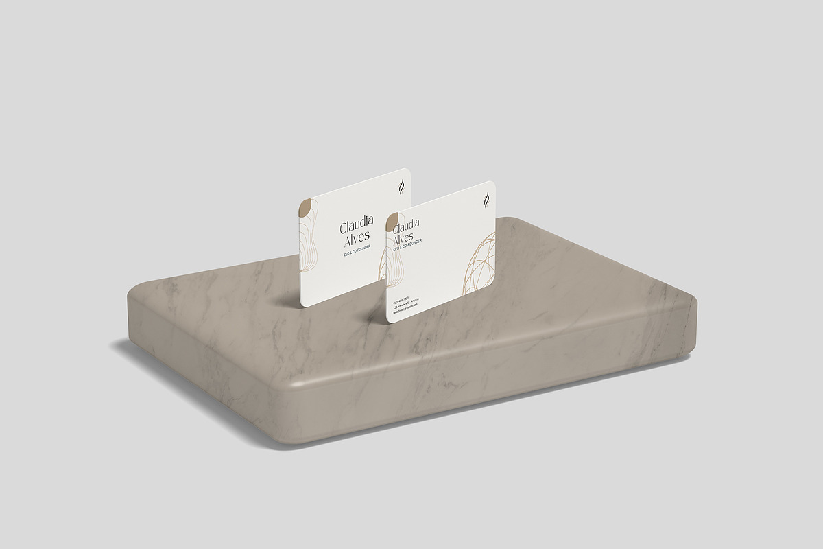 Minimal Business Card Mockup, a Print Template by zuhraabdullah (Photo 4 of 6)