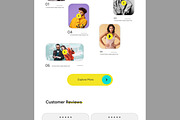 Business Landing Page UI Layout, an UI Kit Template by CreativeShaper (Thumbnail 4 of 6)