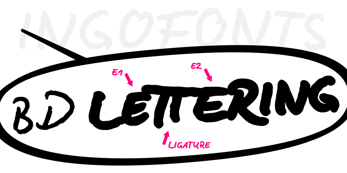 BD Lettering Pro, a Handwritten Font by ingoFonts (Photo 1 of 7)