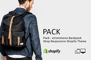 Pack Backpack Shop Shopify Theme