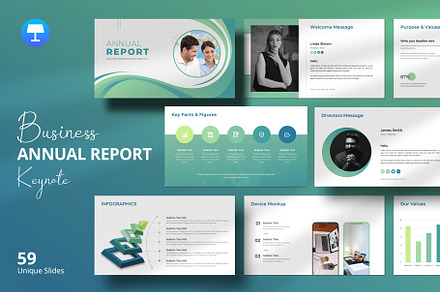 Annual Report Keynote Template
