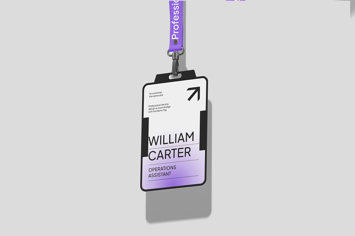 Name Tag Mockup, an Advertising Mockup by Permadi Creative