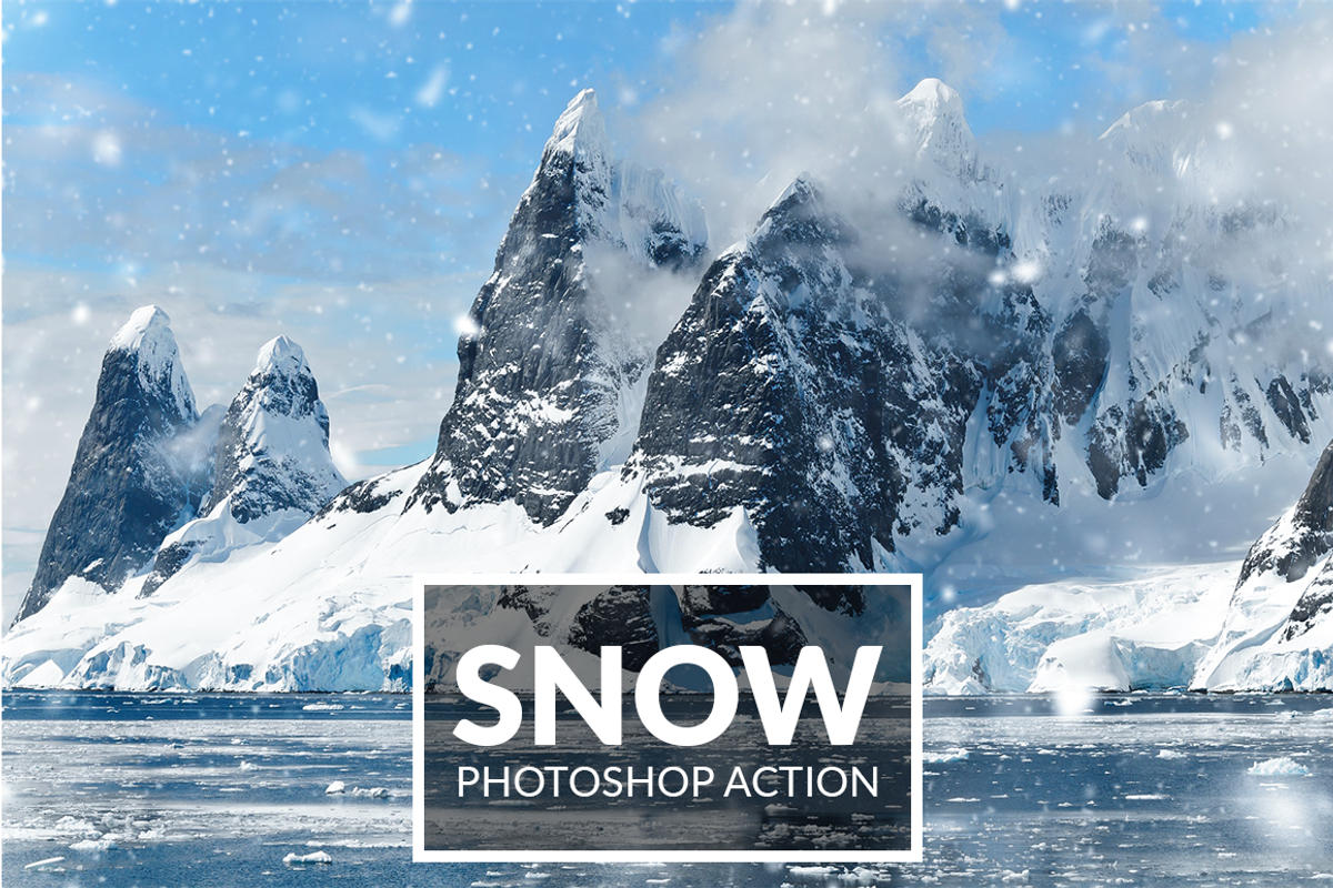 Snow Photoshop Action, an Action Add-On by LUXDesignStudios (Photo 1 of 7)