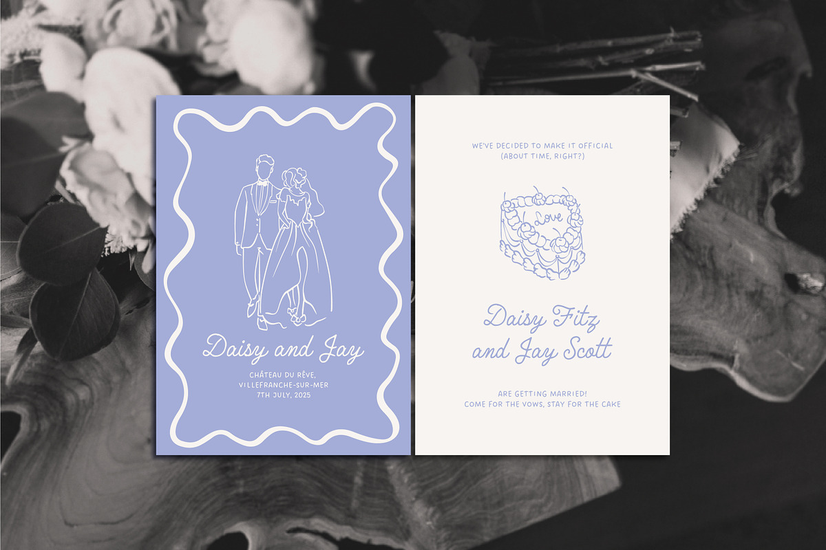 Whimsical Wedding Illustrations Set, an Object Illustration by Ola_Mazur (Photo 9 of 11)