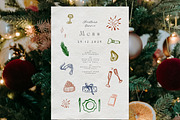 Hand Drawn Christmas Line Art Icons, an Object Graphic by Laras Wonderland (Thumbnail 8 of 9)