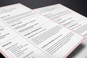 Clean Resume Template Vol.4