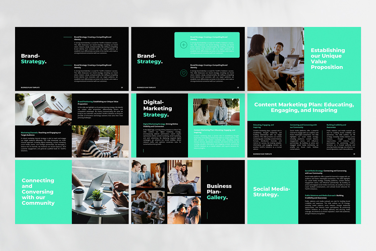 Business Plan PowerPoint Template, a Presentation Template by Gaize (Photo 12 of 16)
