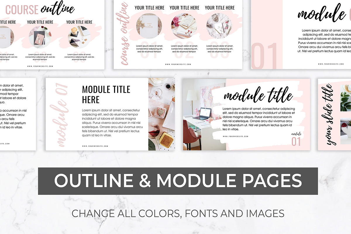 Webinar & Course Slide Deck Template, a Magazine Template by Thirty One Palms Studio (Photo 6 of 10)
