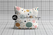 Star, Triangle and Polka Dot Pattern, a Pattern Graphic by lindoet23 (Thumbnail 2 of 5)
