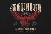 Wellfoge Blackletter Rough Font, a Blackletter Font by alit design (Thumbnail 2 of 20)