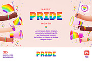 Happy Pride Festive Flyer Background, a Background Graphic by TandemStock (Thumbnail 1 of 3)