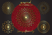 Sacred Mandalas Gold Luxury set, an Object Graphic by GraphicRedStudio (Thumbnail 3 of 10)