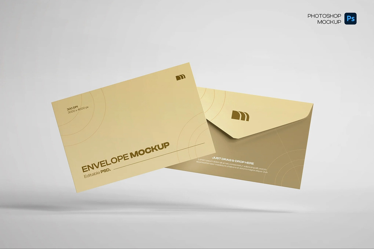 Envelope Mockup, an Advertising Mockup by Hubzway (Photo 2 of 4)