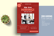 Job Hiring Flyer Template, a Print Template by Sharifull11 (Thumbnail 1 of 3)