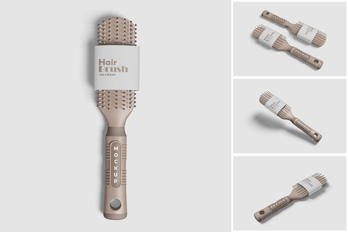 Hair Brush Mockup, a Product Mockup by MrLetters (Photo 1 of 5)