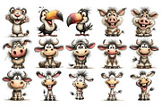 Quirky Safari Animals PNG, an Animal Illustration by Nicolle's Colorful Art (Thumbnail 6 of 6)