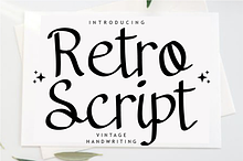 Retro Script - Handwriting Font