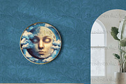 Mystical Moon Clipart, Celestial Sun, a Decorative Illustration by BrushstrokeArtGB (Thumbnail 8 of 9)