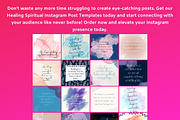 Spiritual Healing Social Media Posts, a Social Media Template by Chantelle T Illustrations (Thumbnail 2 of 7)