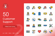 Customer Support Icons Pack, an Icon by IconBunny (Thumbnail 1 of 2)