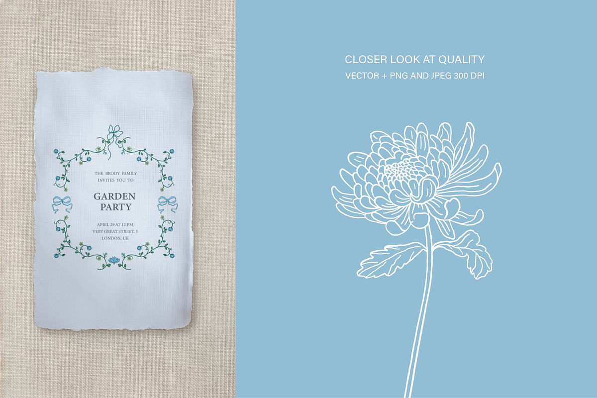 Spring Whispers vector clipart, a Decorative Illustration by vanloveart (Photo 6 of 10)