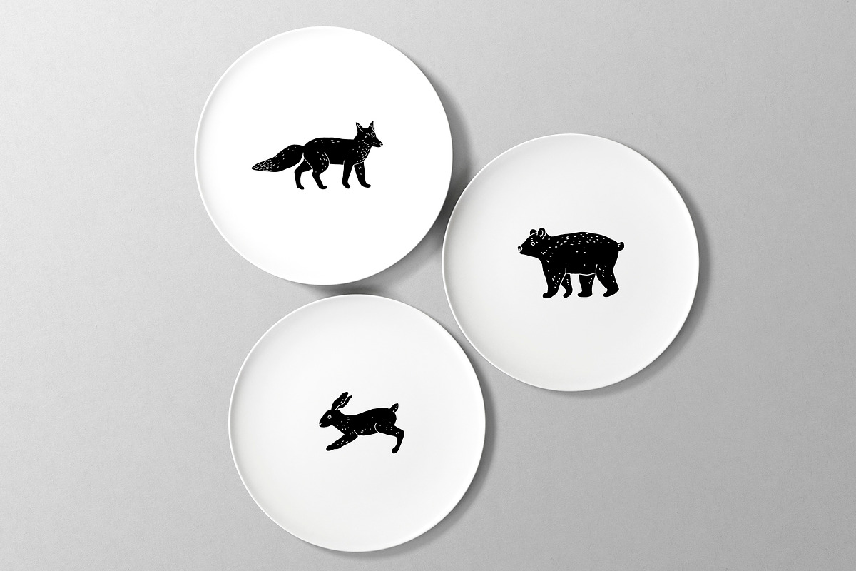 FOREST STORY Graphic Set, an Animal Illustration by Katerina Osa (Photo 6 of 8)